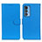 Coque Portefeuille Livre Cuir Etui Clapet A03D pour Motorola Moto Edge 20 Pro 5G Bleu Ciel