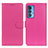 Coque Portefeuille Livre Cuir Etui Clapet A03D pour Motorola Moto Edge 20 Pro 5G Rose Rouge