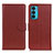 Coque Portefeuille Livre Cuir Etui Clapet A03D pour Motorola Moto Edge Lite 5G Marron