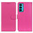 Coque Portefeuille Livre Cuir Etui Clapet A03D pour Motorola Moto Edge Lite 5G Rose Rouge