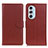 Coque Portefeuille Livre Cuir Etui Clapet A03D pour Motorola Moto Edge Plus (2022) 5G Marron