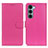 Coque Portefeuille Livre Cuir Etui Clapet A03D pour Motorola Moto Edge S30 5G Rose Rouge