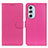 Coque Portefeuille Livre Cuir Etui Clapet A03D pour Motorola Moto Edge X30 5G Rose Rouge