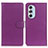 Coque Portefeuille Livre Cuir Etui Clapet A03D pour Motorola Moto Edge X30 5G Violet