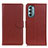 Coque Portefeuille Livre Cuir Etui Clapet A03D pour Motorola Moto G Stylus (2022) 5G Marron