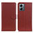 Coque Portefeuille Livre Cuir Etui Clapet A03D pour Motorola Moto G14 Marron