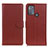 Coque Portefeuille Livre Cuir Etui Clapet A03D pour Motorola Moto G50 Marron