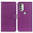 Coque Portefeuille Livre Cuir Etui Clapet A03D pour Motorola Moto G51 5G Violet