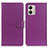 Coque Portefeuille Livre Cuir Etui Clapet A03D pour Motorola Moto G53 5G Violet