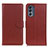 Coque Portefeuille Livre Cuir Etui Clapet A03D pour Motorola Moto G62 5G Marron