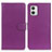 Coque Portefeuille Livre Cuir Etui Clapet A03D pour Motorola Moto G73 5G Violet