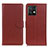 Coque Portefeuille Livre Cuir Etui Clapet A03D pour Motorola Moto X40 5G Marron