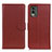 Coque Portefeuille Livre Cuir Etui Clapet A03D pour Nokia C210 Marron