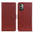 Coque Portefeuille Livre Cuir Etui Clapet A03D pour Nokia G11 Marron