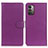 Coque Portefeuille Livre Cuir Etui Clapet A03D pour Nokia G11 Violet