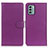 Coque Portefeuille Livre Cuir Etui Clapet A03D pour Nokia G22 Violet