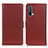 Coque Portefeuille Livre Cuir Etui Clapet A03D pour OnePlus Nord CE 5G Marron