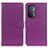 Coque Portefeuille Livre Cuir Etui Clapet A03D pour Oppo A54 5G Violet