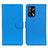 Coque Portefeuille Livre Cuir Etui Clapet A03D pour Oppo A95 4G Bleu Ciel