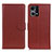 Coque Portefeuille Livre Cuir Etui Clapet A03D pour Oppo F21 Pro 4G Marron