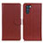 Coque Portefeuille Livre Cuir Etui Clapet A03D pour Oppo K9 Pro 5G Marron