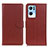 Coque Portefeuille Livre Cuir Etui Clapet A03D pour Oppo Reno7 Pro 5G Marron