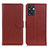 Coque Portefeuille Livre Cuir Etui Clapet A03D pour Oppo Reno7 SE 5G Marron