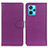 Coque Portefeuille Livre Cuir Etui Clapet A03D pour Realme 9 4G Violet