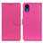 Coque Portefeuille Livre Cuir Etui Clapet A03D pour Samsung Galaxy A03 Core Rose Rouge