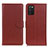 Coque Portefeuille Livre Cuir Etui Clapet A03D pour Samsung Galaxy A03s Marron