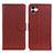 Coque Portefeuille Livre Cuir Etui Clapet A03D pour Samsung Galaxy A04 4G Marron