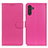 Coque Portefeuille Livre Cuir Etui Clapet A03D pour Samsung Galaxy A13 5G Rose Rouge