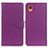 Coque Portefeuille Livre Cuir Etui Clapet A03D pour Samsung Galaxy A22 5G SC-56B Violet