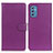 Coque Portefeuille Livre Cuir Etui Clapet A03D pour Samsung Galaxy M52 5G Violet