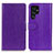 Coque Portefeuille Livre Cuir Etui Clapet A03D pour Samsung Galaxy S22 Ultra 5G Violet