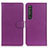 Coque Portefeuille Livre Cuir Etui Clapet A03D pour Sony Xperia 1 III Violet