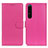 Coque Portefeuille Livre Cuir Etui Clapet A03D pour Sony Xperia 1 IV Rose Rouge