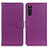 Coque Portefeuille Livre Cuir Etui Clapet A03D pour Sony Xperia 10 III Lite Violet