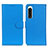 Coque Portefeuille Livre Cuir Etui Clapet A03D pour Sony Xperia 5 IV Bleu Ciel