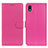 Coque Portefeuille Livre Cuir Etui Clapet A03D pour Sony Xperia Ace III Rose Rouge