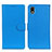 Coque Portefeuille Livre Cuir Etui Clapet A03D pour Sony Xperia Ace III SO-53C Bleu Ciel