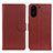 Coque Portefeuille Livre Cuir Etui Clapet A03D pour Xiaomi Redmi 13C Marron