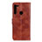 Coque Portefeuille Livre Cuir Etui Clapet A04D pour Motorola Moto One Fusion Plus Marron