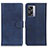 Coque Portefeuille Livre Cuir Etui Clapet A04D pour Realme Narzo 50 5G Bleu