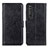 Coque Portefeuille Livre Cuir Etui Clapet A04D pour Sony Xperia 1 III Noir