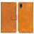 Coque Portefeuille Livre Cuir Etui Clapet A04D pour Sony Xperia Ace III SO-53C Marron