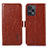 Coque Portefeuille Livre Cuir Etui Clapet A04D pour Xiaomi Redmi Note 12 Turbo 5G Marron