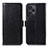 Coque Portefeuille Livre Cuir Etui Clapet A04D pour Xiaomi Redmi Note 12 Turbo 5G Noir