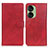 Coque Portefeuille Livre Cuir Etui Clapet A05D pour Asus ZenFone 10 Rouge