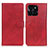 Coque Portefeuille Livre Cuir Etui Clapet A05D pour Huawei Honor X8b Rouge